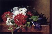Floral, beautiful classical still life of flowers.036